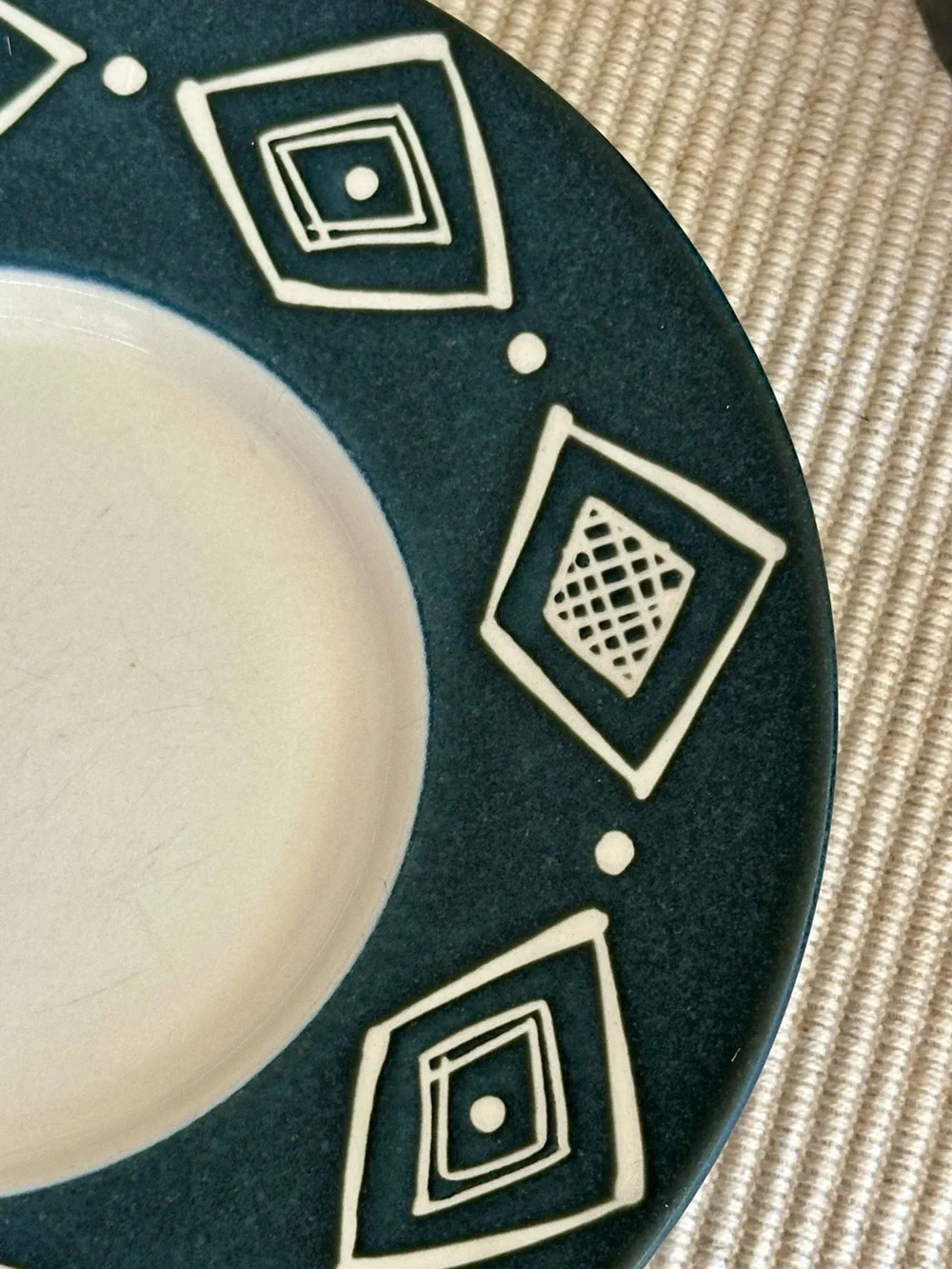 Vintage Pottery Barn Bongo Blue Mug & Saucer Set – Made in Japan